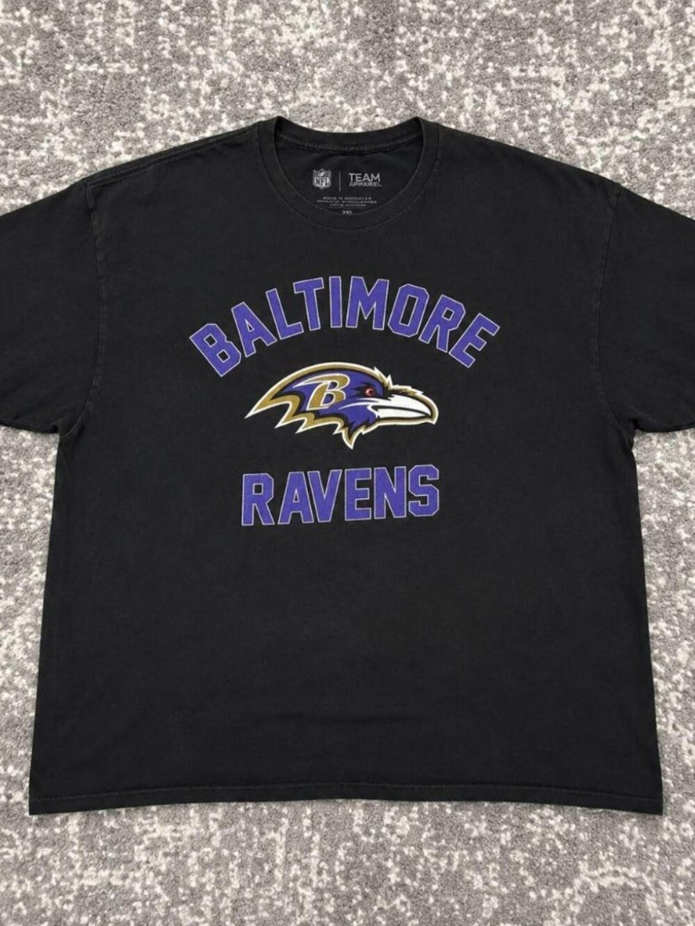 Baltimore Ravens NFL Black Graphic T-Shirt